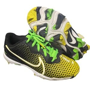 Nike Diamond Fastflex Alpha‎ Huarache 4 Keystone Youth Baseball Cleats Sz 4Y EUC